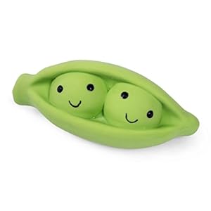 Petface Latex Pea Pod Soft Chew Dog Toy, Small