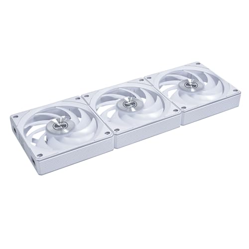 Image of Lian Li UNI Fan CL Flex 120 ARGB PWM Case Fan, 3 Pack Standard Blade, White