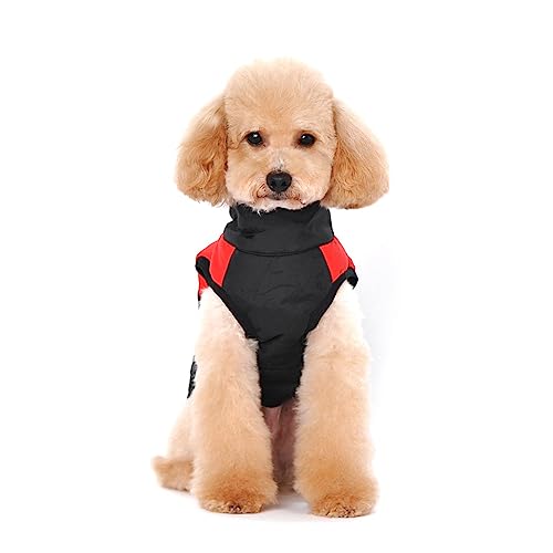 Ectkuee Winter Warm Pet Hund Kleidung klein wasserdichte Hundemantel Jacke Winter Gesteppt Gepolstert Puffer Pet Kleidung…