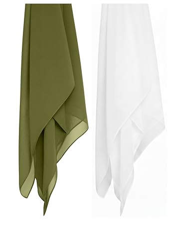 Image of Premium Georgette Hijab for Women, Lightweight and Breathable | 180x70 cm