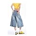 LRF Baggy Y2k Shorts Cozy Causal Fashion Jorts Pockets Oversized Trendy Cozy Shorts Vintage Denim Jorts (Small,Blue)