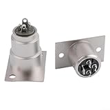 Lot de 2 connecteurs audio XLR mâle et femelle à 3 broches pour microphone et équipemen...