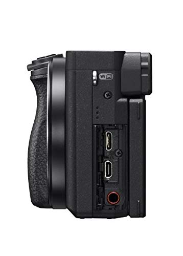 sony alpha a6400 mirrorless camera compact aps c interchangeable lens digital camera with real time eye auto focus 4k video flip screen 16 50mm l