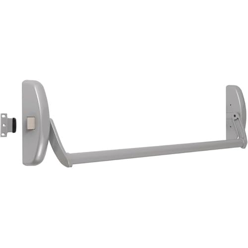 Serrure anti-panique universelle barre 1 point - Argent - Tesa