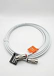 Replacement 3m Coaxial Cable Compatible with Virgin Media | Push Fit F-Type Lead | RG6 TV & Broadband Cable for Hub 3, 4, 5, TiVo, V6, 360 Box