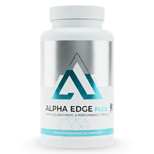 Alpha Edge Plus Food Supplement for Men Supports Vitality Balance and Active Lifestyle 60 Capsules UK Made