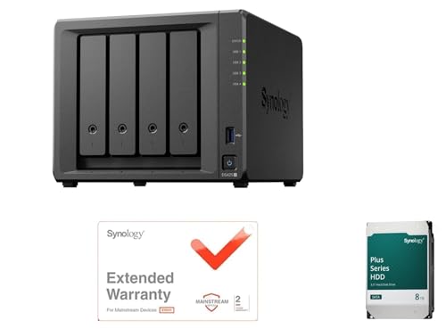 Synology NAS 4xC DiskStation DS425+[ۏ؃CZXt] & Synology HDD 8TB HAT3320-8Tx4