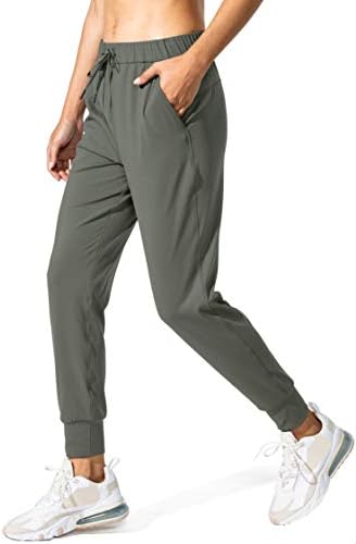 SANTINY Women's Joggers Pants Pockets Drawstring Running Sweatpants for Women Lounge Workout Jogging