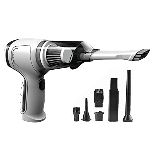 RASTKY Aspirador de Coche, 7,4 V 120 W, Succión Fuerte, Pelo de Mascota Portátil de Poco Ruido para