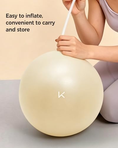 Image of KEEP Exercise Ball Anti-Burst - Thickened Yoga Ball Pilates Ball for Physical Therapy, Fitness Ball for Workout, Core Strength and Physical Therapy