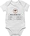 Produktbild Baby Strampler Mädchen & Junge - Baby - Wieso weine ich - 3/6 Monate - Weiß - Strampler witzig - BZ10 - Baby Body Kurzarm für Jungen und Mädchen