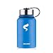 SIMPLE DRINK Stainless Steel Insulated Water Bottle - Wide Mouth Leak Proof Vacuum Outdoors Coffee Mug - Ice Cold Up to 24 Hrs/Hot 13 Hrs Double Walled Flask - Laser Marking