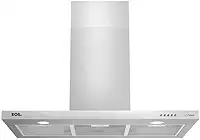 Coifa e Depurador de Parede Eos 90cm Cheff Gourmet Slim Tipo T Inox Eco91pti 220v