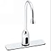 Speakman S-9221-CA-E SensorFlo AC-Powered Sensor Faucet with 8 in. Deck Plate & Under Counter Mechanical Mixer, Polished Chrome