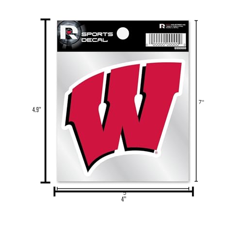 Rico Industries NFL New England Patriots 4"x4" Small Style Decal, Team Color
