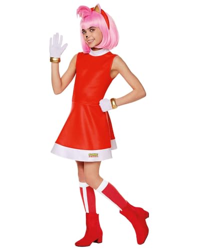 Disfraz infantil Amy Rose Sonic the Hedgehog