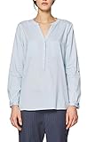 Regular Fit edc by ESPRIT Damen 019CC1F010 Bluse, 440/LIGHT Blue, XL
