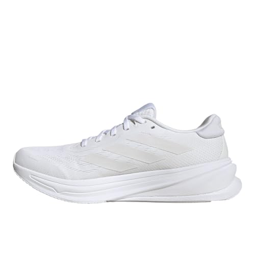 Image of Adidas, Mens, Supernova Rise 2 Running Shoes, White /Zero Metallic /Crystal White, 9.5, D - Medium