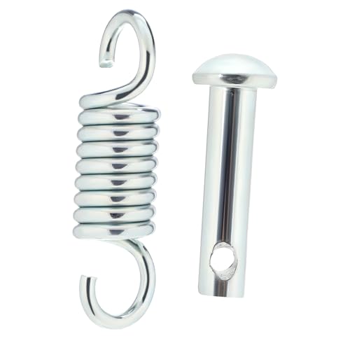 GALPADA Kit Ressorts Et Crochets Robustes pour Chaise Hamac Balançoire De Porche Et Fauteuil Suspendu Suspension avec Goupille De Fixation pour Usage Extérieur