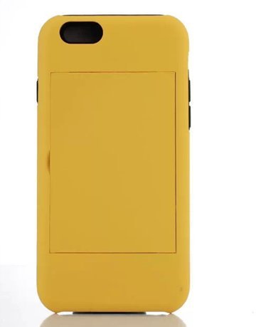 iPhone 6S Plus Case,6S Plus Case,Newstore Yellow ID Credit Card Holder Hard Case Back Cover Protective For Apple iPhone 6S Plus 5.5 inch With Newstore Trademark gifts