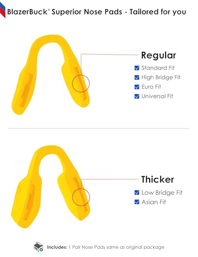 Image of BLAZERBUCK Replacement Nose Piece Nose Pads for Oakley Metalink OX8153 Eyeglasses