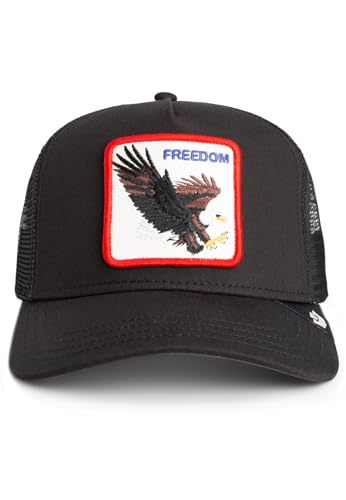 Goorin Bros. Trucker Freedom Eagle Void Black - Gorra (talla única), color negro