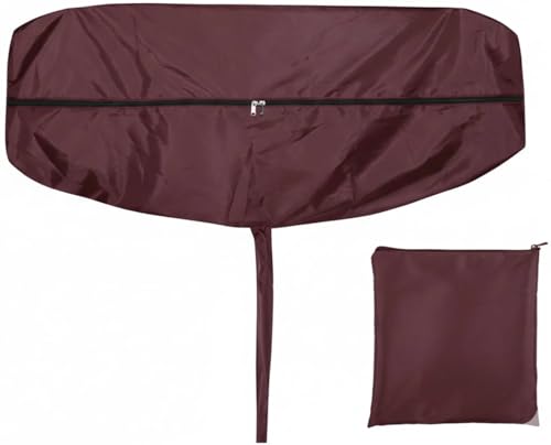 Image of SELENO AC Service Cleaning Washing Cover for 1 Ton & 1.5 Ton Split AC Indoor Unit | Easy Fit for Home & Professional Use (100% Waterproof) (Maroon)