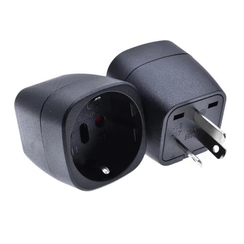 Adaptateur de prise convertisseur de charge compact blanc EU - 3