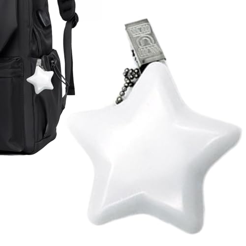 Luz LED para monedero, Luz automática para monedero - Luces LED Iluminador de bolso Luz de bolso | Llavero con luz en forma de estrella y corazón, luz nocturna, sensor automático, lámpara para bolso,