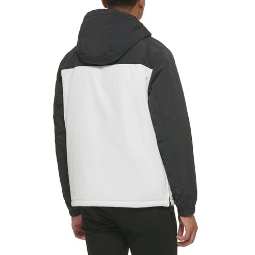 Image of Tommy Hilfiger Adaptive Men's Performance Fleece Lined Hooded Popover Jacket