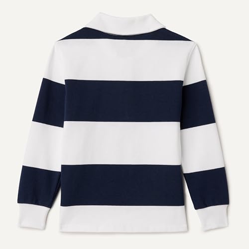 Image of Amazon Essentials Boys and Toddlers' Long Sleeve Rugby Polo Shirt