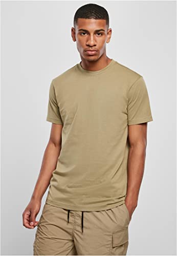 Urban Classics Basic Tee, Camiseta para Hombre, Khaki, XL