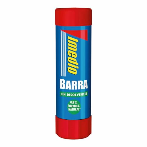 IMEDIO Barra de pegamento. Pegado Fuerte, Rápido y Duradero- 40g x 12 unidades