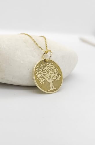 Arbre de Vie pendentif médaille gravée cadeau idéal - 3
