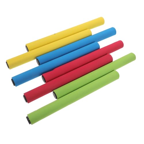YARNOW トラックレース用スポンジリレースティック 8個 - スポーツチームリレー用具 ランナーパス用ソフトバトン - 学校トレーニングフィールドイベントギア アスリート競技用品