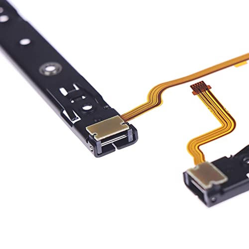 Onyehn Original Repart Part Replacement Right and Left Slide Rail with Flex Cable Fix Part for Nintendo Switch Console NS Rebuild Track