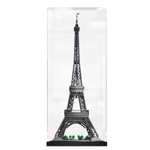 Vitrine en acrylique conçue pour le modèle Lego 10307 Tour Eiffel, boîte de présentation...
