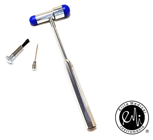 EMI Neurological Reflex Hammer Set – Taylor & Buck Percussion Hammers for Reflex Testing, Medical Exams, and Physical Therapy – 2 Piece Bundle Set (Royal) miniatura 4