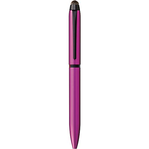 Stylo à bille stylet Jetstream Uni rose multifonction au bureau et sur écran tactile