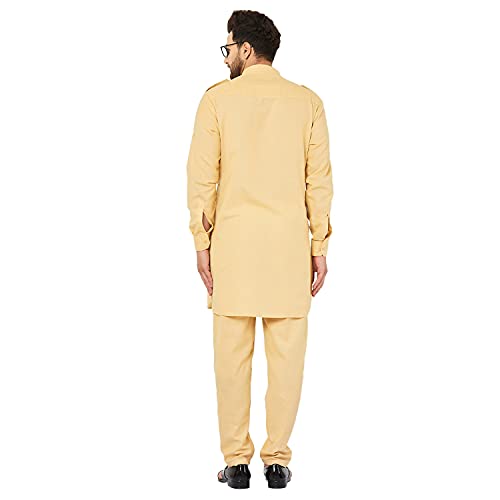 Image of ARMAAN ETHNIC Casual Pathani Suit With Pant For Men
