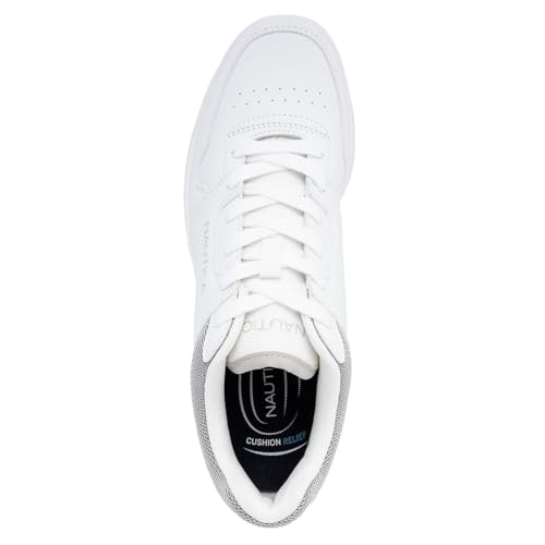 Image of Nautica Men's Casual Lace-Up Sneakers - Classic Low-Top Tennis Fashion Sneakers
