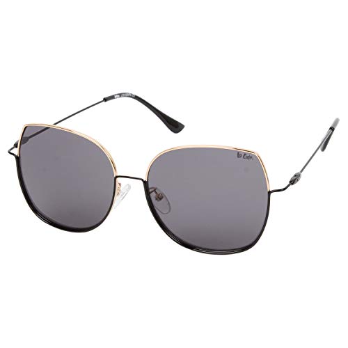 Image of Lee Cooper Gradient Aviator Unisex Sunglasses - (LC9000FOA C1 62|62|Grey Color Lens)