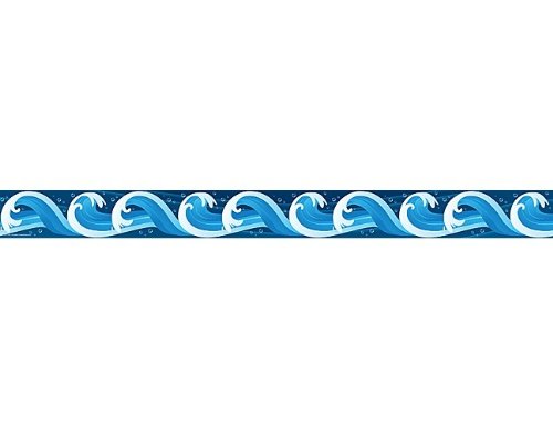 Free Shipping Offer Teacher Created Resources 5358 Ocean Waves Straight Border Trim