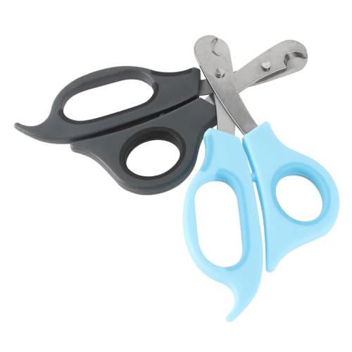 VICASKY Stainless Steel Cat Nail Trimmer Pet Nail Clippers Kitten Supplies Dematting Comb for Cats