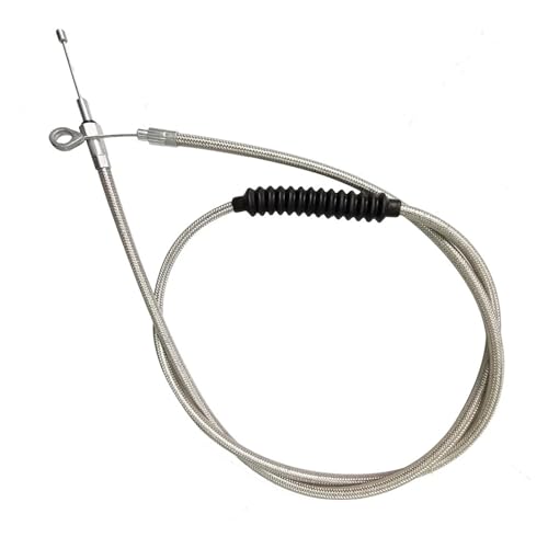 Câble d'embrayage tressé 130cm en acier pour moto, idéal pour remplacer le modèle 0652-1921