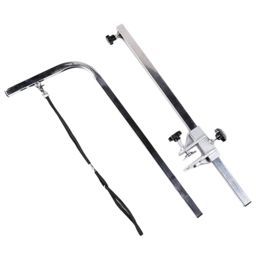 Soporte de brazo ajustable contra movimientos bruscos en el aseo de mascotas 2