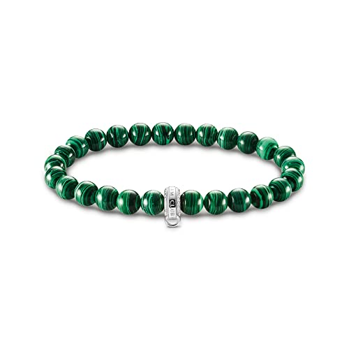 Thomas Sabo Charm bracelet green stones 925 Sterling Silver