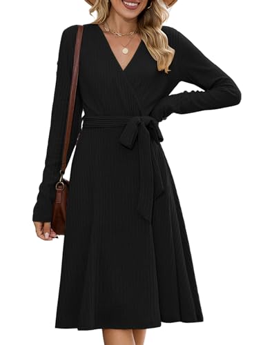 Cozy Up in Style with this Chic Midi Sweater Dress