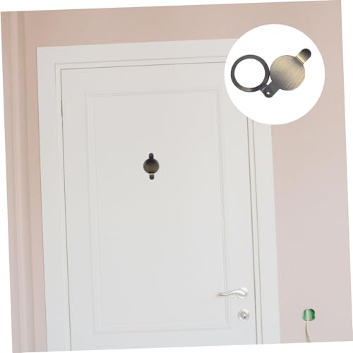 UKCOCO 4pcs Cubierta para Mirilla de Cobre Duradera, Protector de Mirilla para Puerta para Hogar, Oficina y Hotel con Instalación Fácil, Protección de Privacidad miniatura 7