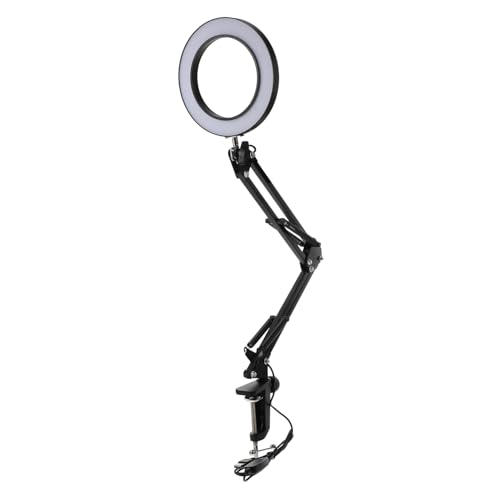 LIFKOME 1Pieza Lupa LED Regulable para Manualidades Precisión con de Color